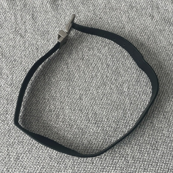 Tony Hawk Black and SilverBonded Leather Belt with Embossed Design - Picture 13 of 16